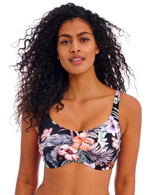 Freya Kamala Bay Bralette Bikini Top - Midnight
