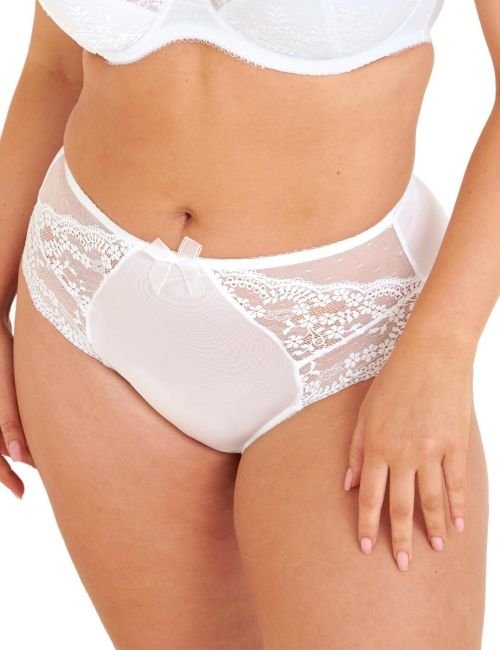 Pour Moi Flora Deep Brief - White