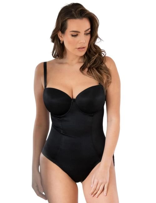 Pour Moi Definitions Strapless Shaping Body - Black