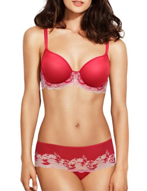Wacoal Lace Affair Brief - Tango Red/Silver Peony