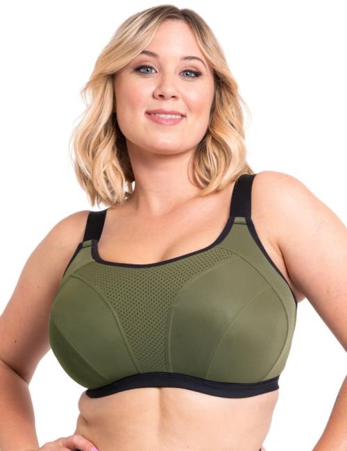 Curvy Kate Every Move Sports Bra - Jungle Green/Black