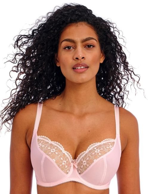 Freya Hallie Underwired Plunge Bra - Pink Champagne