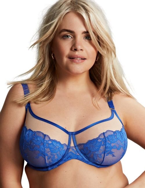Sculptresse by Panache Josephine Full Cup Bra - Cobalt/Latte