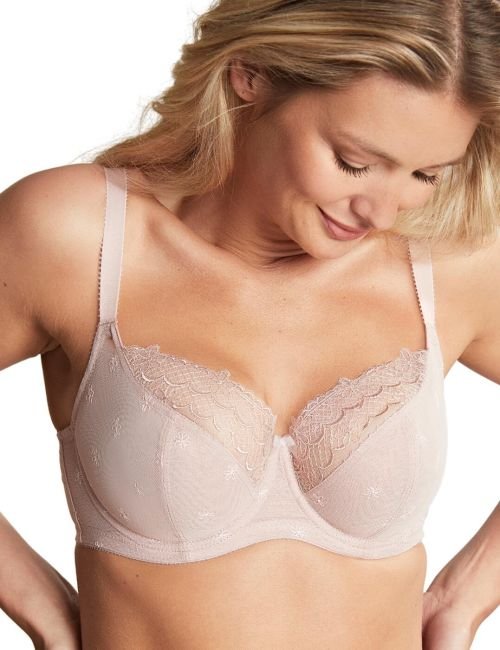 Cleo by Panache Blossom Balcony Bra - Taupe