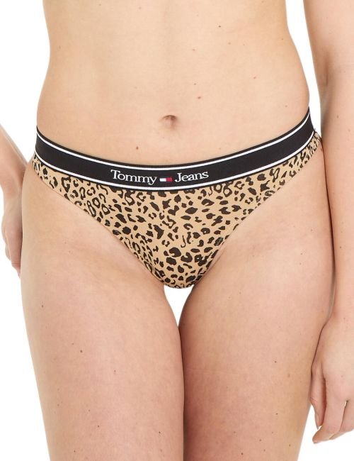 Tommy Hilfiger TJ Low Rise Thong - Leopard
