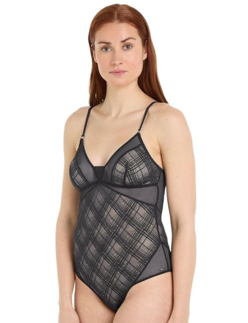 Tommy Hilfiger TH Elevated Non Wired Bodysuit - Black