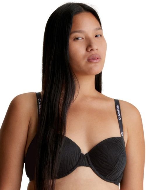 Calvin Klein CK96 Balcony Bra - Black