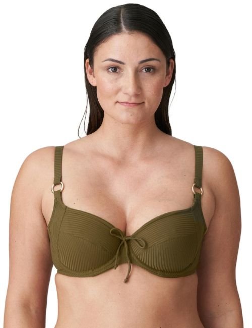 Prima Donna Sahara Full Cup Bikini Top - Olive