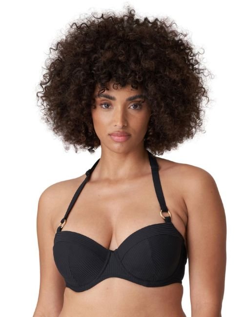 Prima Donna Sahara Padded Balcony Bikini Top - Black