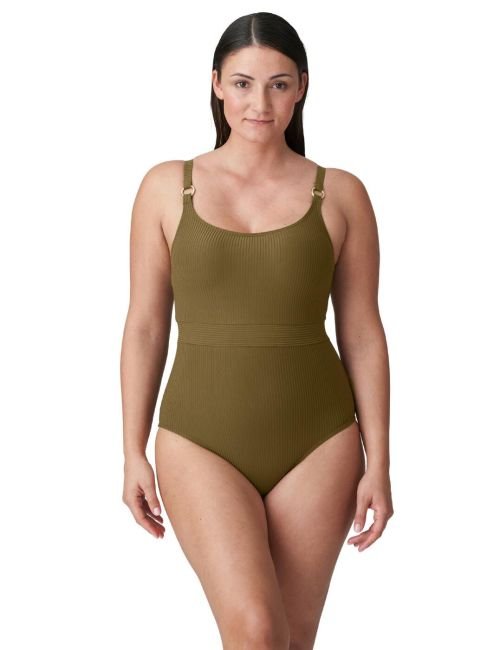 Prima Donna Sahara Non Wired Padded Swimsuit - Olive