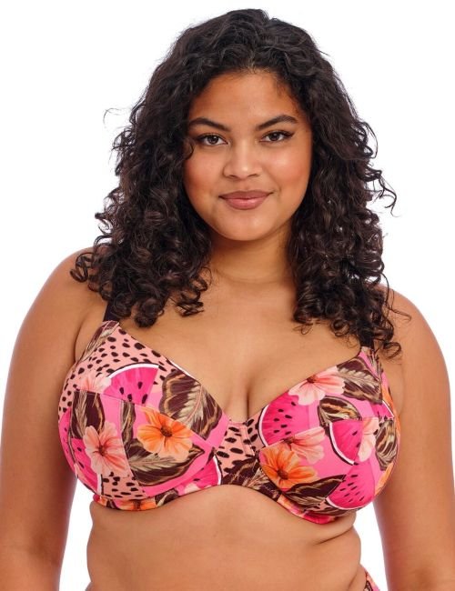 Elomi Cabana Nights Plunge Bikini Top - Multi