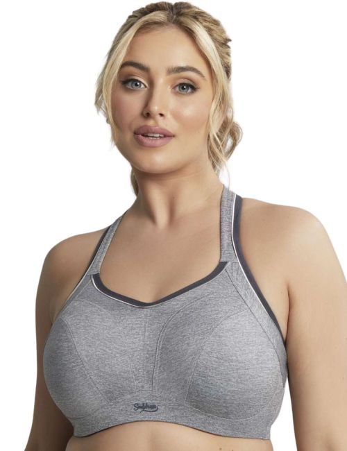 Sculptresse by Panache Underwired Sports Bra - Charcoal Marl