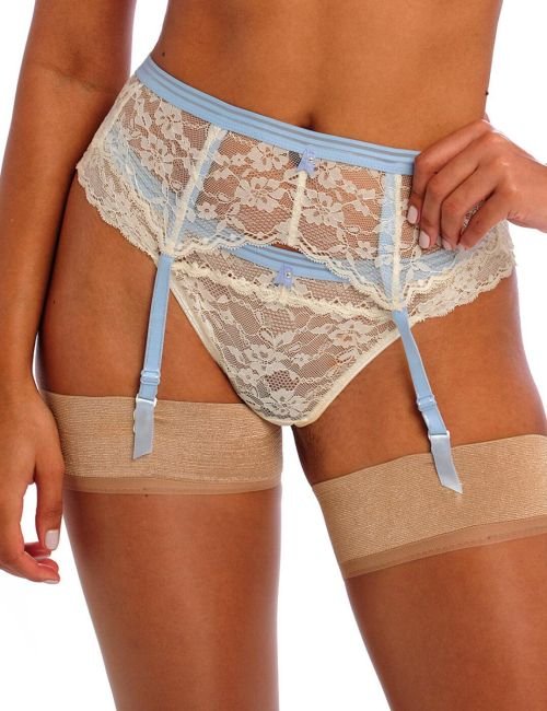 Freya Offbeat Suspender Belt - Something Blue