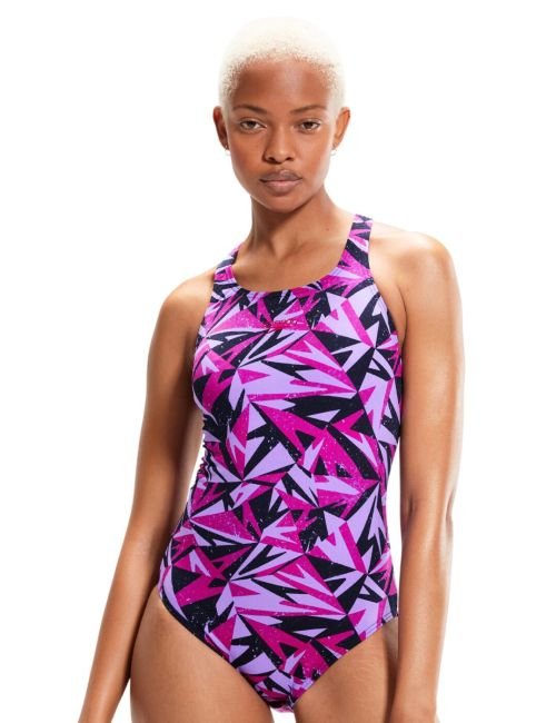 Speedo Hyperboom Swimsuit - Navy/Purple