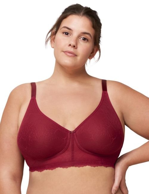 Triumph Mirage Spotlight Plunge Bra - Rumba Red