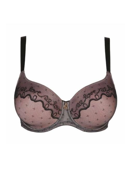 Prima Donna Twist Love Balcony Bra - Black