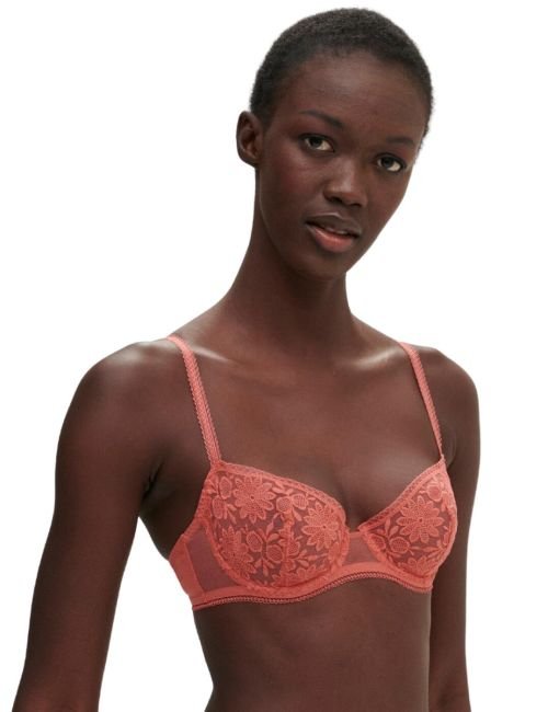 Simone Perele Amazone Half Cup Bra - Texas Pink