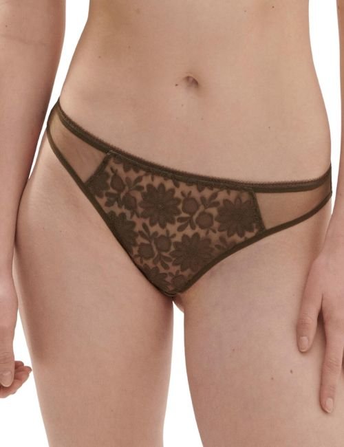 Simone Perele Amazone Tanga Brief - Nomad Green