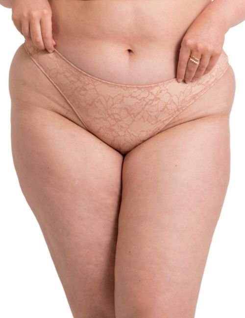 Curvy Kate Hey Girls Thong - Latte