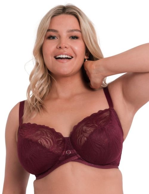 Curvy Kate Lace Daze Balcony Bra - Claret