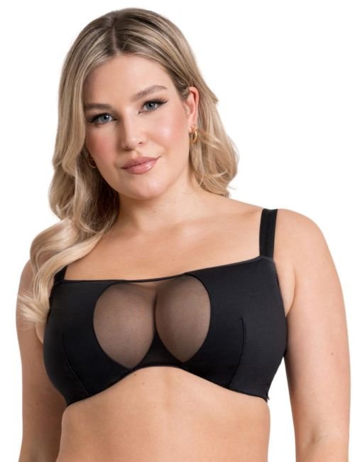 Scantilly by Curvy Kate Swerve Bandeau Bra - Black
