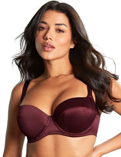 Panache Grace Balcony Bra - Bordeaux Red