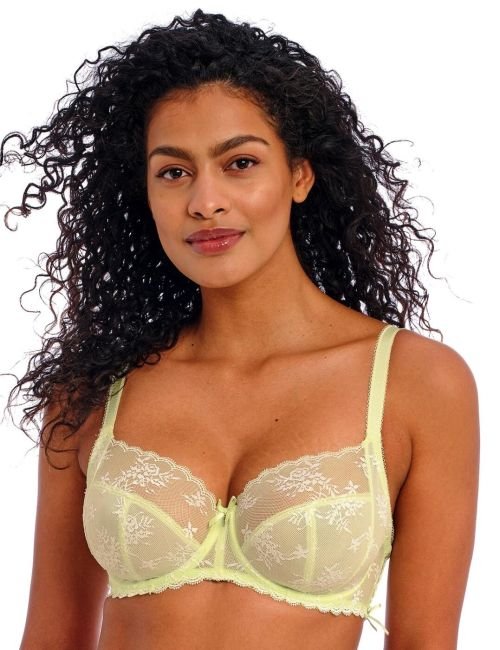 Freya Offbeat Decadence Side Support Bra - Key Lime