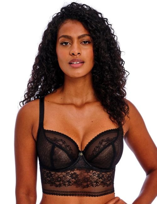 Freya Sydnie Longline Bra - Black