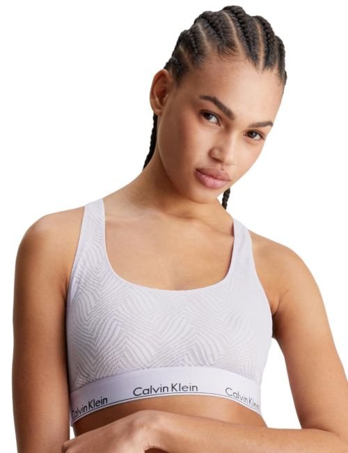 Calvin Klein Unlined Bralette - Lavender Blue