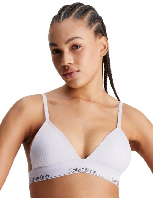 Calvin Klein Lightly Lined Triangle Bra - Lavender Blue