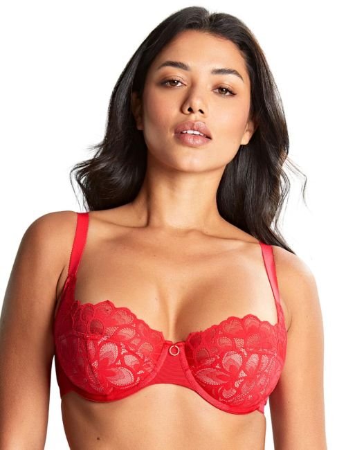Panache Allure Balcony Bra - Ruby Red