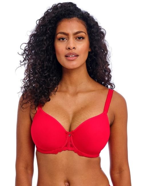 Freya Loveland Moulded Spacer Bra - Bombshell Chilli Red