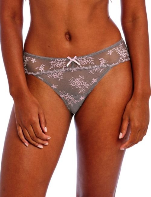 Freya Offbeat Decadence Brief - Grey/Pink
