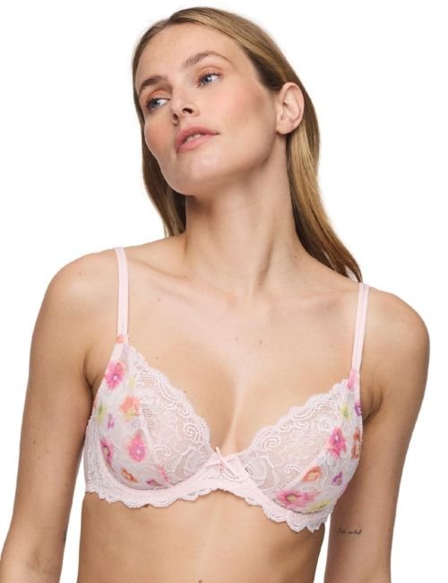 Marie Jo Selyna Plunge Bra - Gardenia Rose