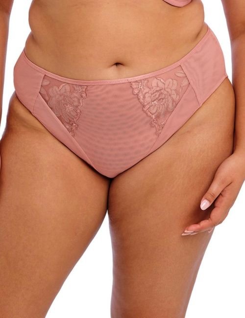 Elomi Teagan High Leg Brief - Ash Rose
