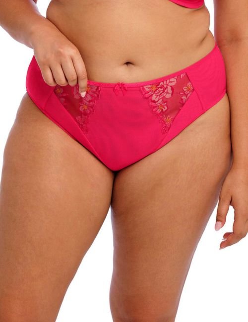 Elomi Teagan High Leg Brief - Azalea