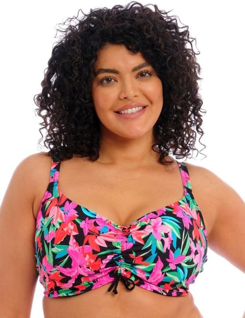 Elomi Savaneta Balcony Bikini Top - Black