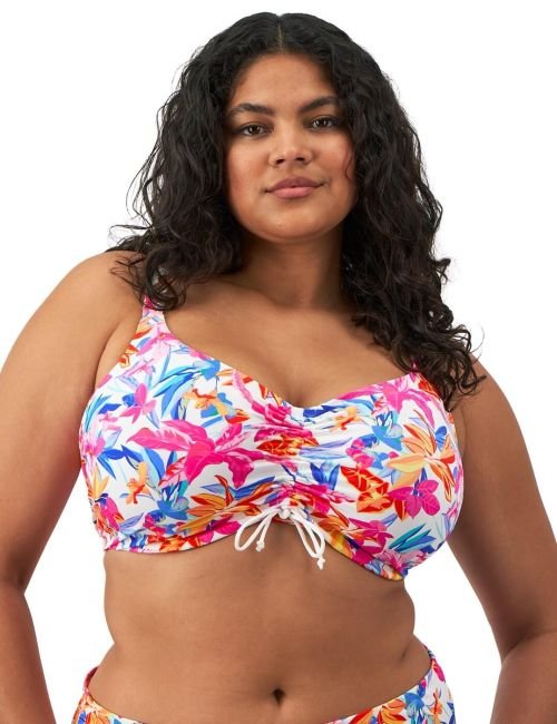 Elomi Savaneta Balcony Bikini Top - White