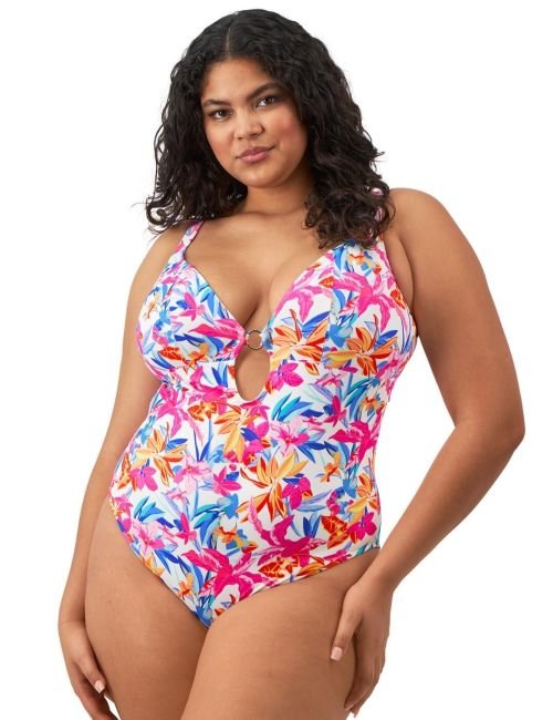 Elomi Savaneta Swimsuit - White