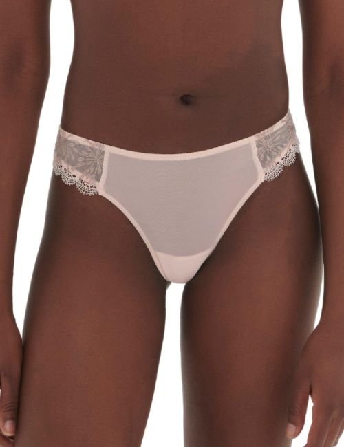 Simone Perele Singuliere Tanga Brief - Petal Powder