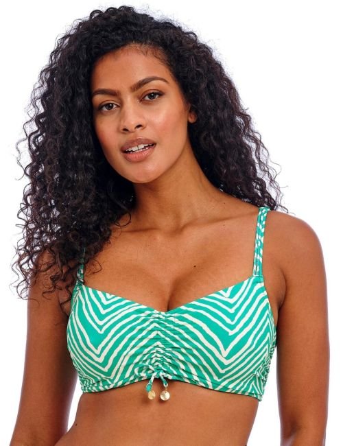 Freya Fiji Falls Bralette Bikini Top - Marine
