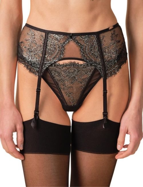 Gossard VIP Intrigue Suspender - Black