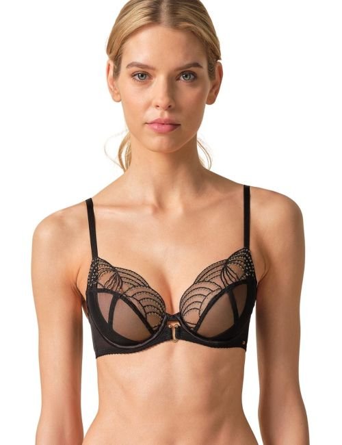 Gossard Viva Plunge Bra - Black