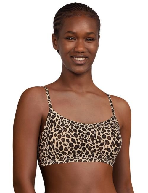 Chantelle Soft Stretch Padded Bralette - Leopard Print