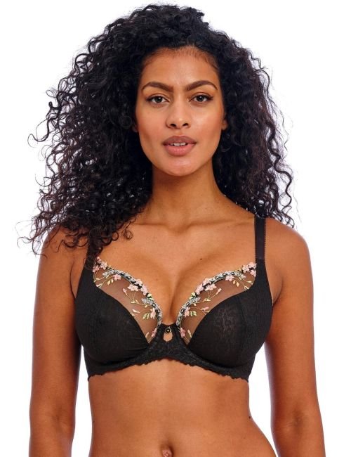 Freya Love-Haze Underwired Plunge Bra - Black