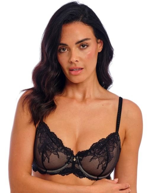 Wacoal Vivid Attraction Underwired Bra - Black