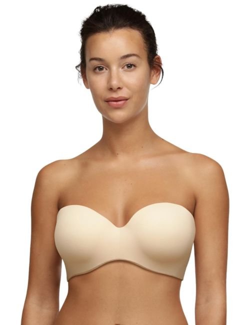 Chantelle Norah Bandeau Strapless T Shirt Bra - Dusky Pink