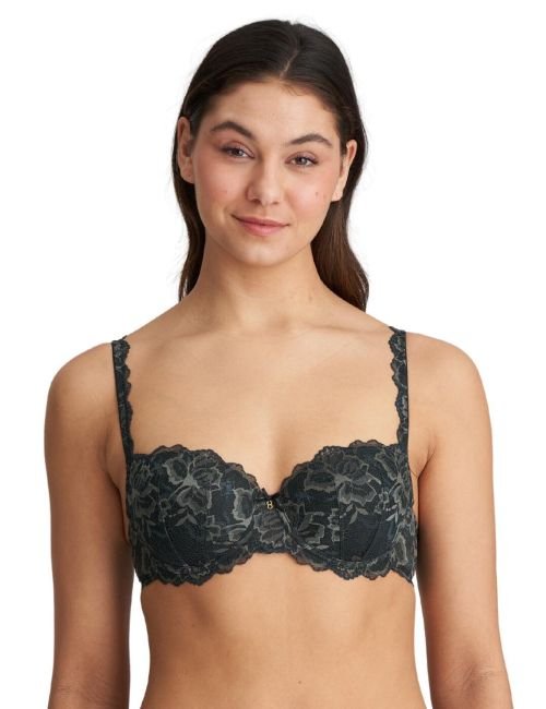 Marie Jo Manyla Padded Balcony Bra - Night Grey