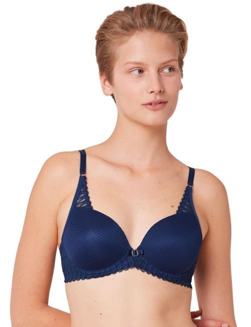 Triumph Aura Spotlight Plunge Bra - Deep Water