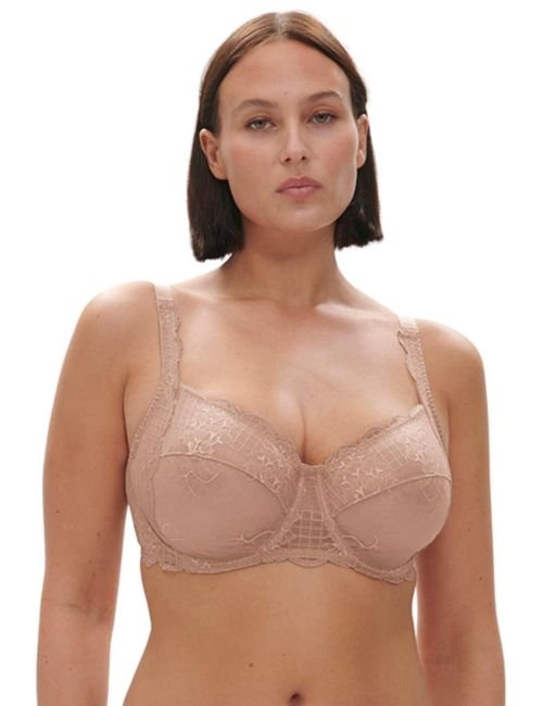 Simone Perele Reve Squared Neckline Full Cup Bra - Nude